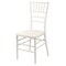 Atlas Commercial Products Resin Chiavari Chair with Premium Steel Frame, White RCC3WH - alternate 2